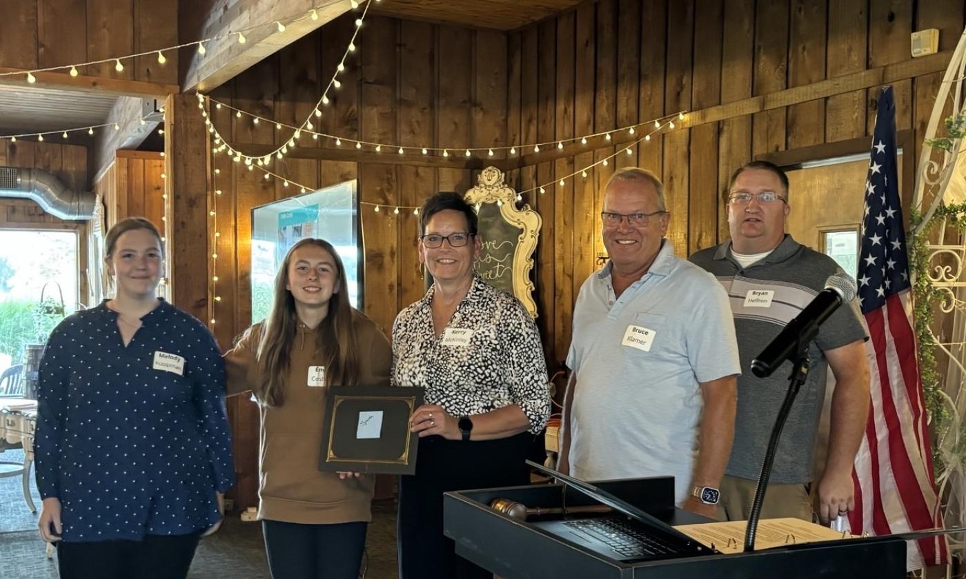 Sparta High School receives their 2024 Kent County Farm Bureau Grant.