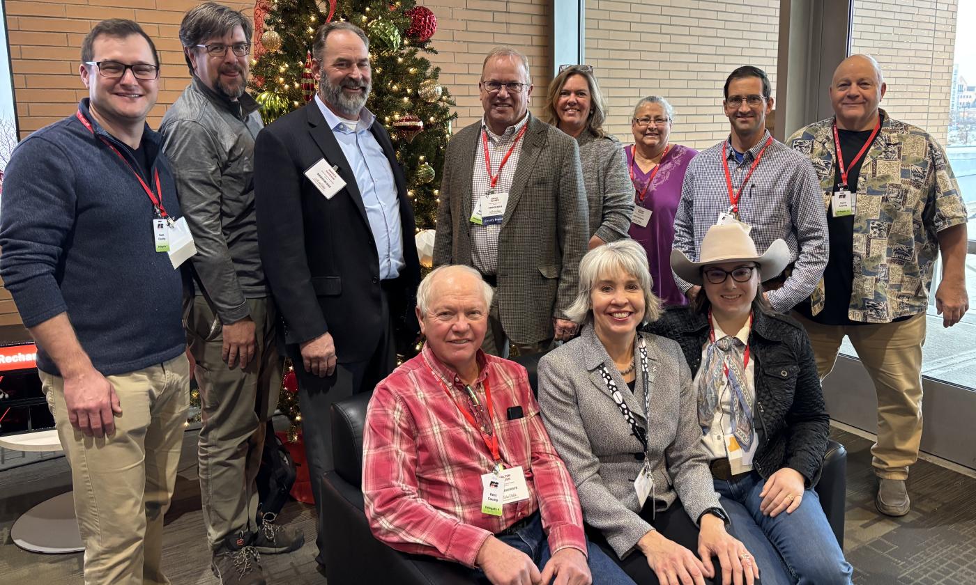 Members of Kent County Farm Bureau Board and other volunteers serving as delegates to the State Annual Meeting.