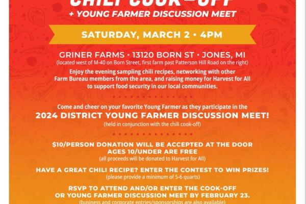 Southwest Michigan Farm Bureau 7th Annual Chili Cook-Off