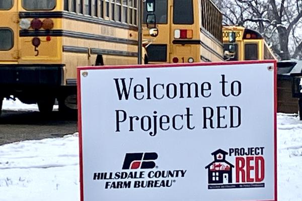 HCFB Project RED sign
