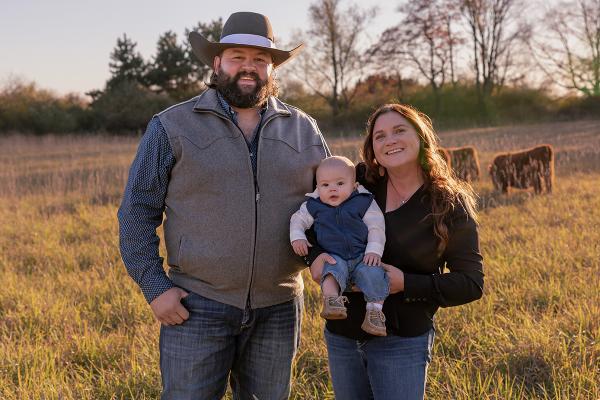 Drew & Beth & baby Dean Bordner