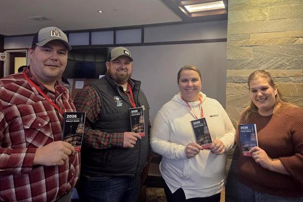 2026 policy books in hands of 4 county FB presidents