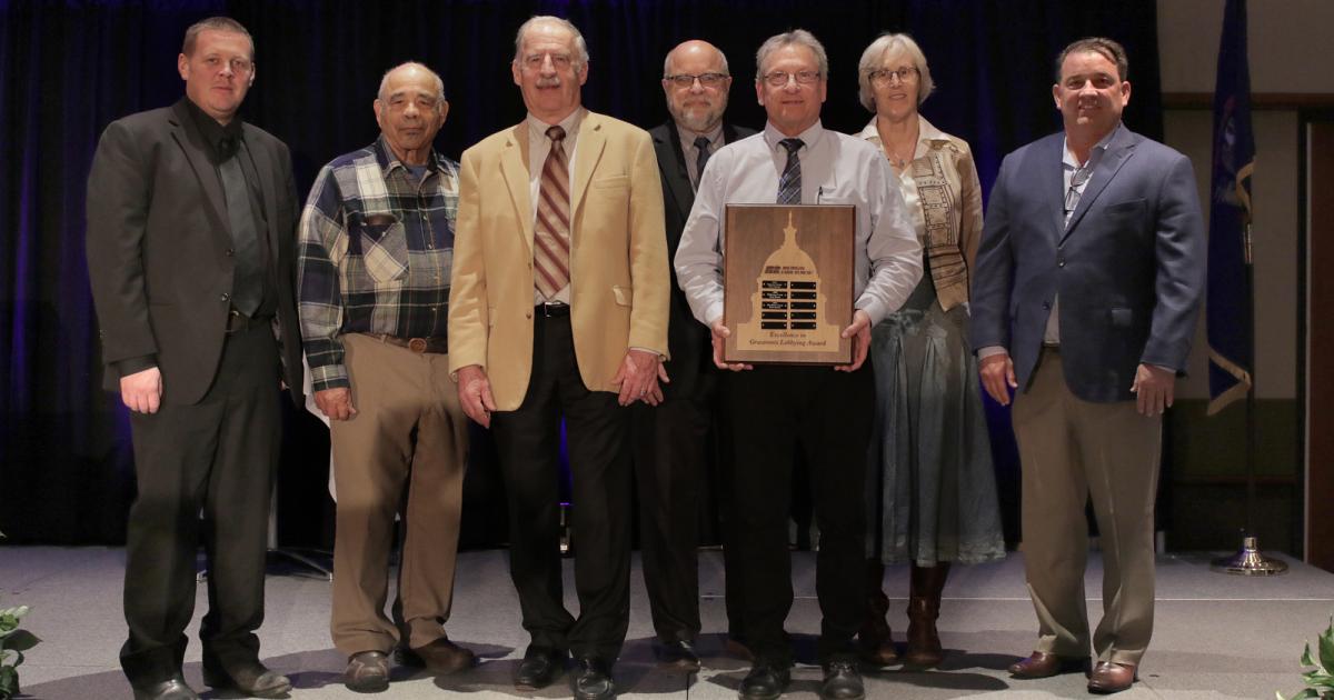 Van Buren earns Grassroots Lobbying Award Michigan Farm Bureau Family