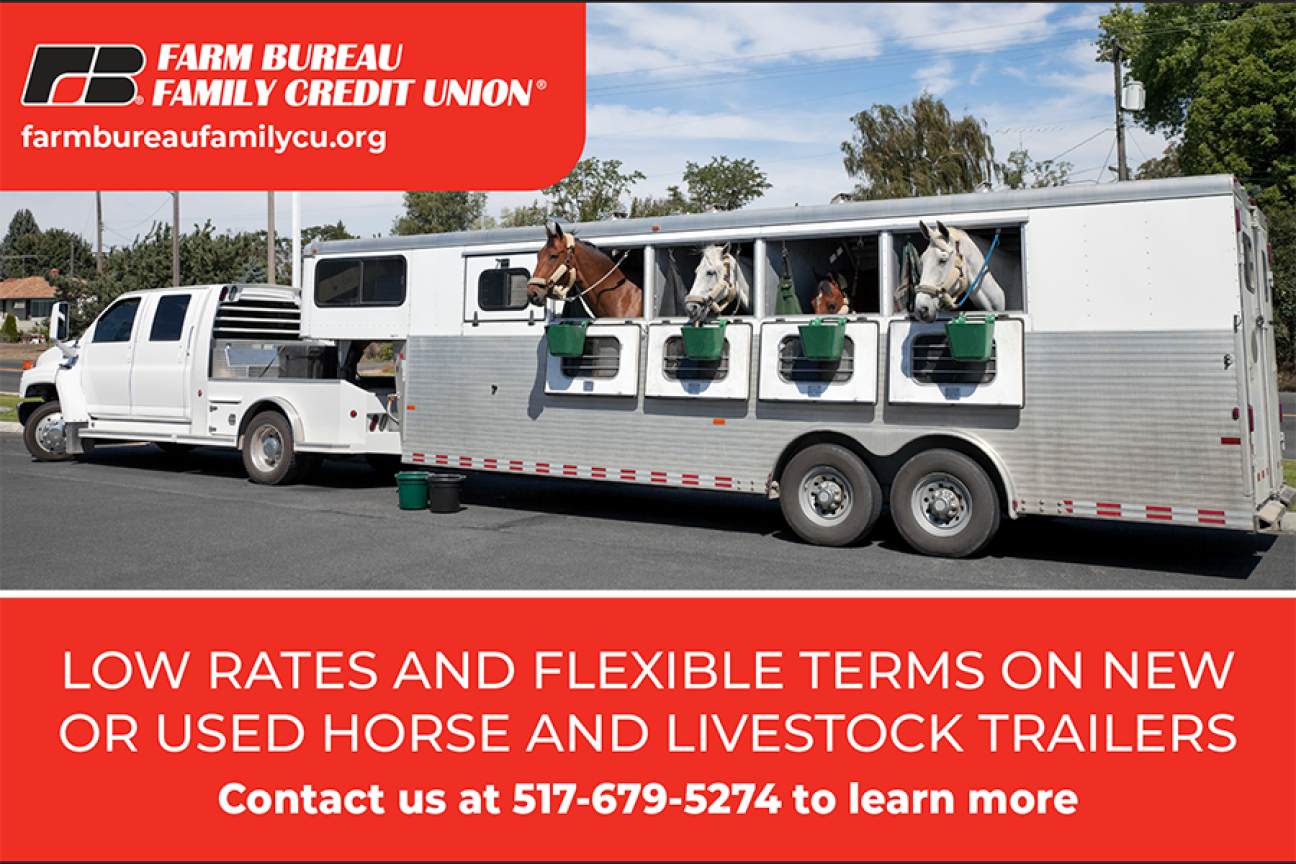 FBFCU livestock trailer financing graphic