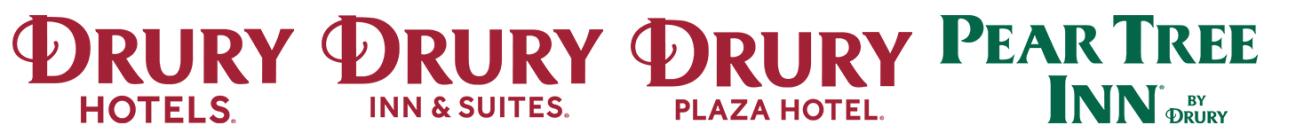 Drury Hotels brand bar.