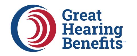 Great Hearing Benefits logo.