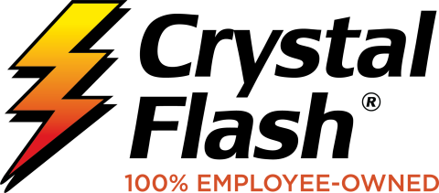 Crystal flash logo
