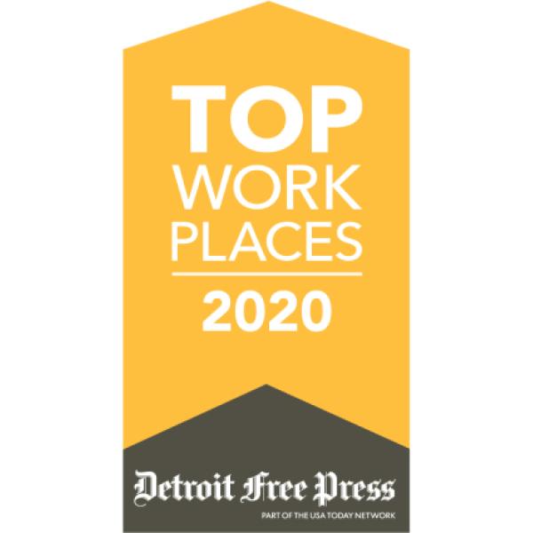 Detroit Free Press Top Workplace Award logo