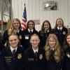 FFA members at 2026 Kent County Farm Bureau Legislative Breakfast.